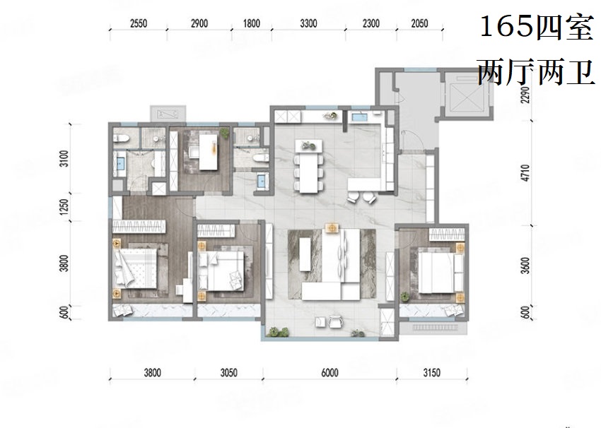 四室两厅两卫